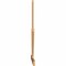 Ekena Millwork Saratoga Timber Gable Bracket, Western Red Cedar, 96"W x 56"H x 1 1/2"D x 3 1/2"F, 14/12 Pitch GBW096X56X0204SAR00SWR - alternate 2